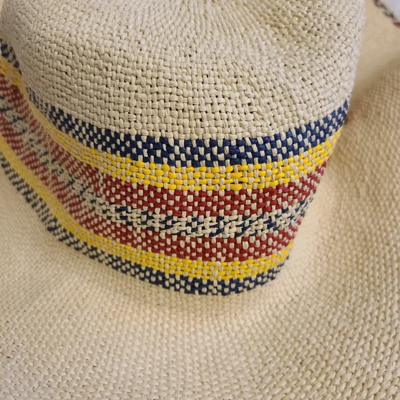 Scala Collezione Floppy Japanese Straw Hat with Leather Chin Strap - Picture 3 of 9